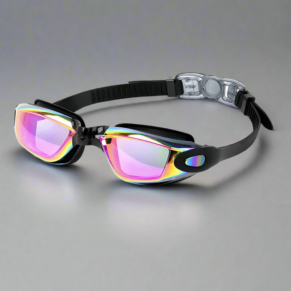 Swimming Goggles for Men & Women – Anti-Fog UV Protection, Waterproof, Adjustable Silicone Swim Goggles for Adults & Kids