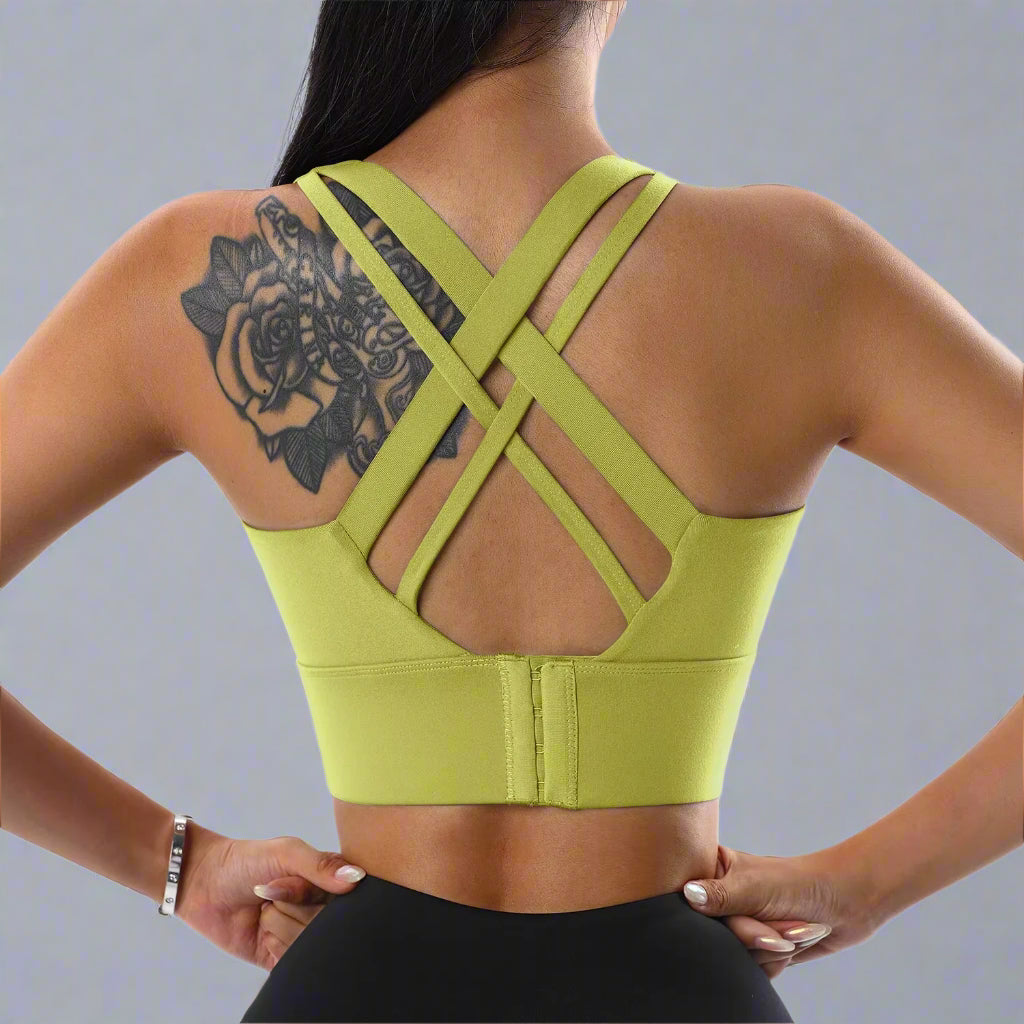 Gym Push up Bra Women Sports Bra Back Closure High Impact Workout Sport Top Crop Fitness Wear for Yoga Gym Brassiere Sportswear