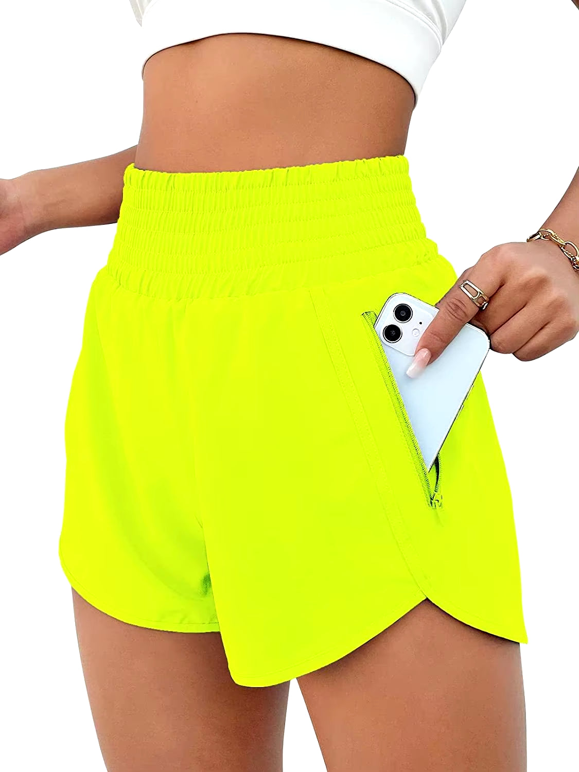 Woman Gym Pant with Pocket Yoga Wear Short High Waist Push up Fitness Running Sport Outfit Shorts Sportswear Workout Clothing