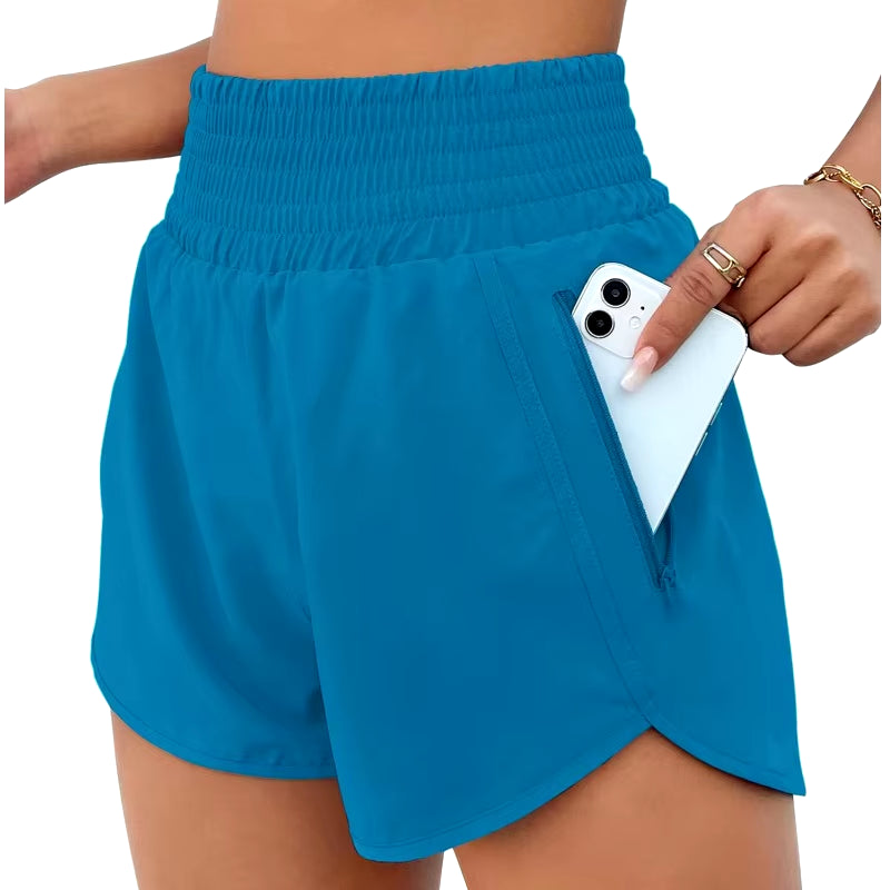 Woman Gym Pant with Pocket Yoga Wear Short High Waist Push up Fitness Running Sport Outfit Shorts Sportswear Workout Clothing