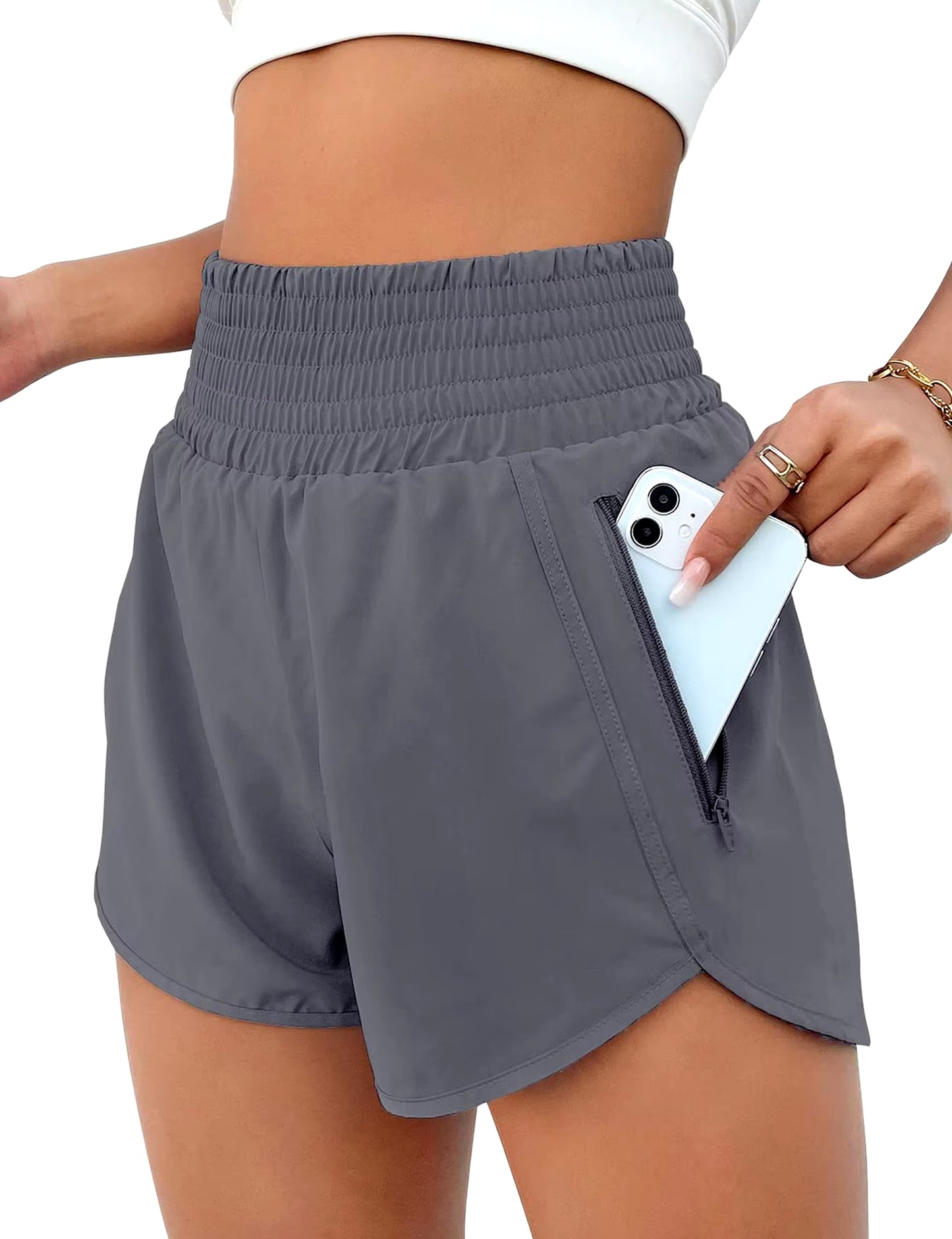 Woman Gym Pant with Pocket Yoga Wear Short High Waist Push up Fitness Running Sport Outfit Shorts Sportswear Workout Clothing