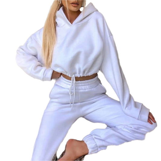 Jogging Suits for Women 2 Piece Sweatsuits Tracksuits Sexy Long Sleeve Hoodiecasual Fitness Sportswear