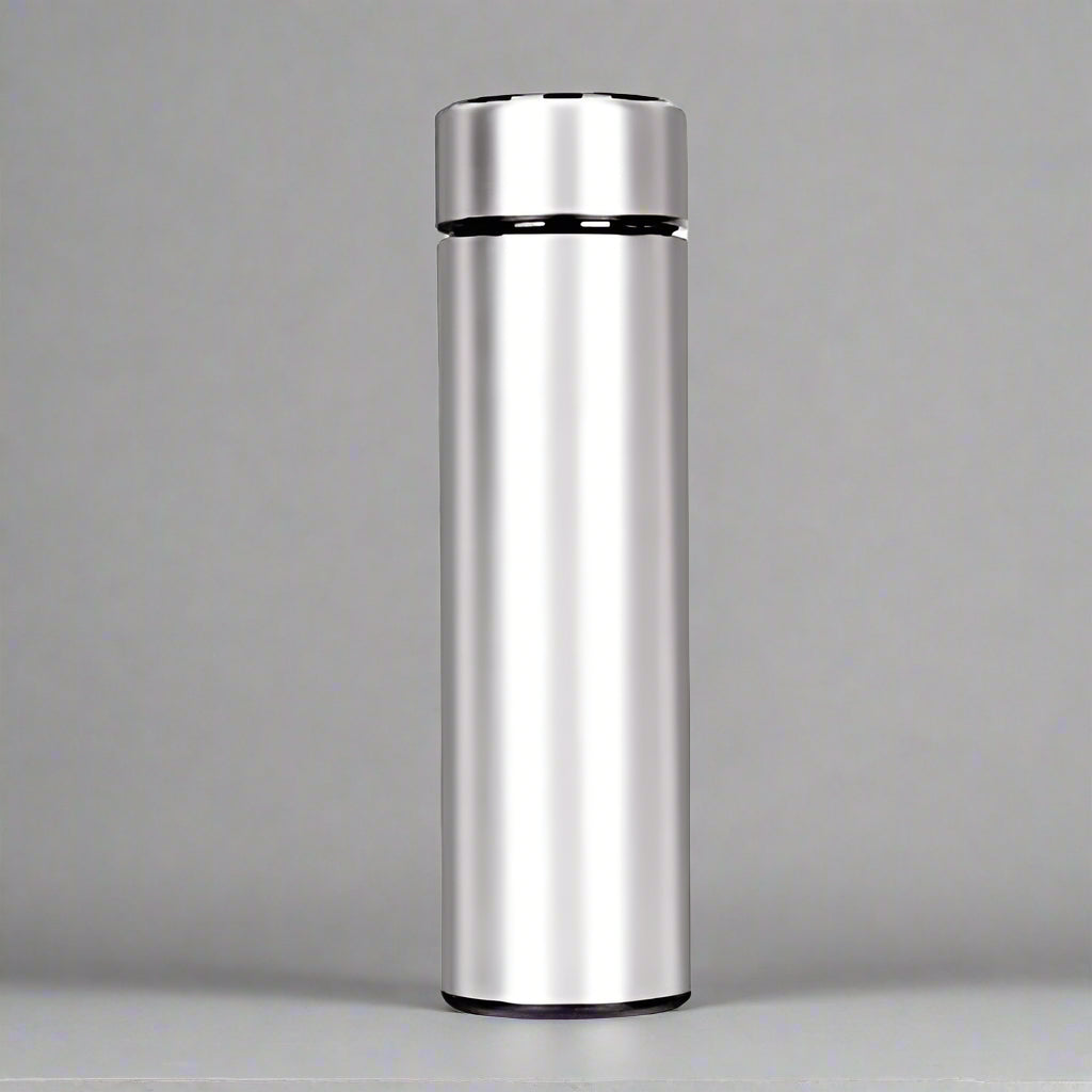 Stainless Steel Smart Water Bottle, Leak Proof, Double Walled, Keep Drink Hot & Cold, LCD Temperature Display