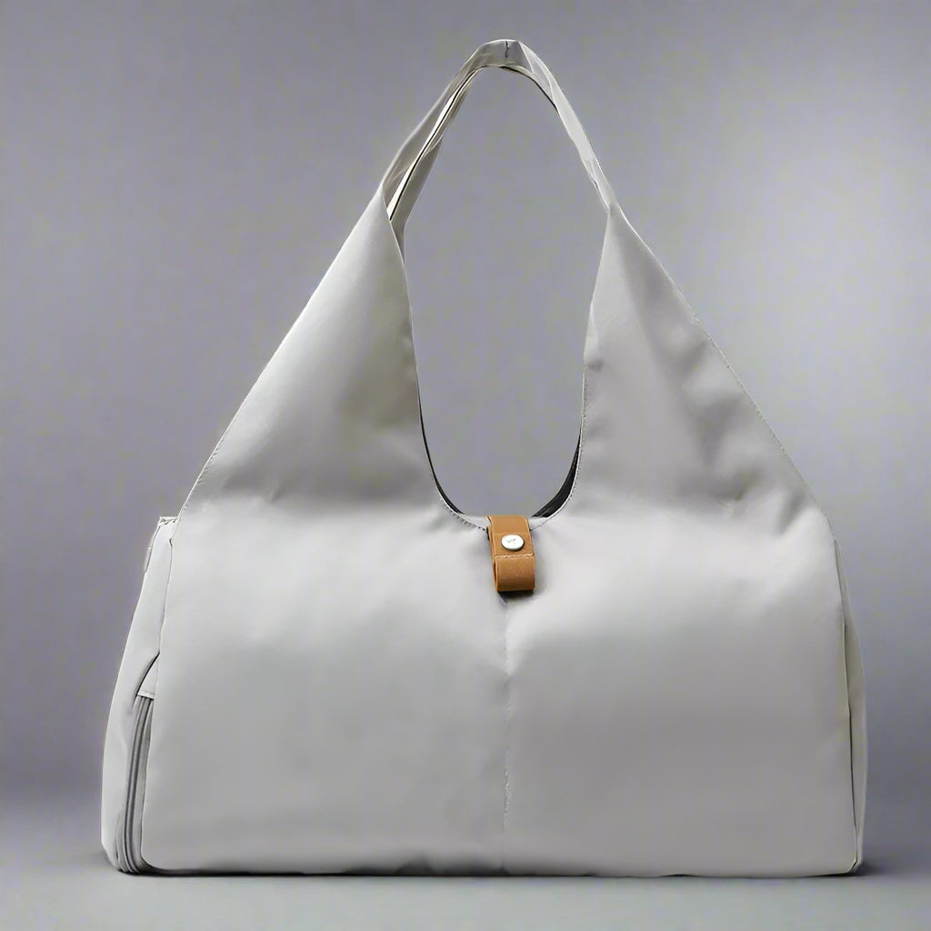 Women's Multi-Purpose Sports Bag - Waterproof with Shoe Pocket for Yoga, Gym, and Travel