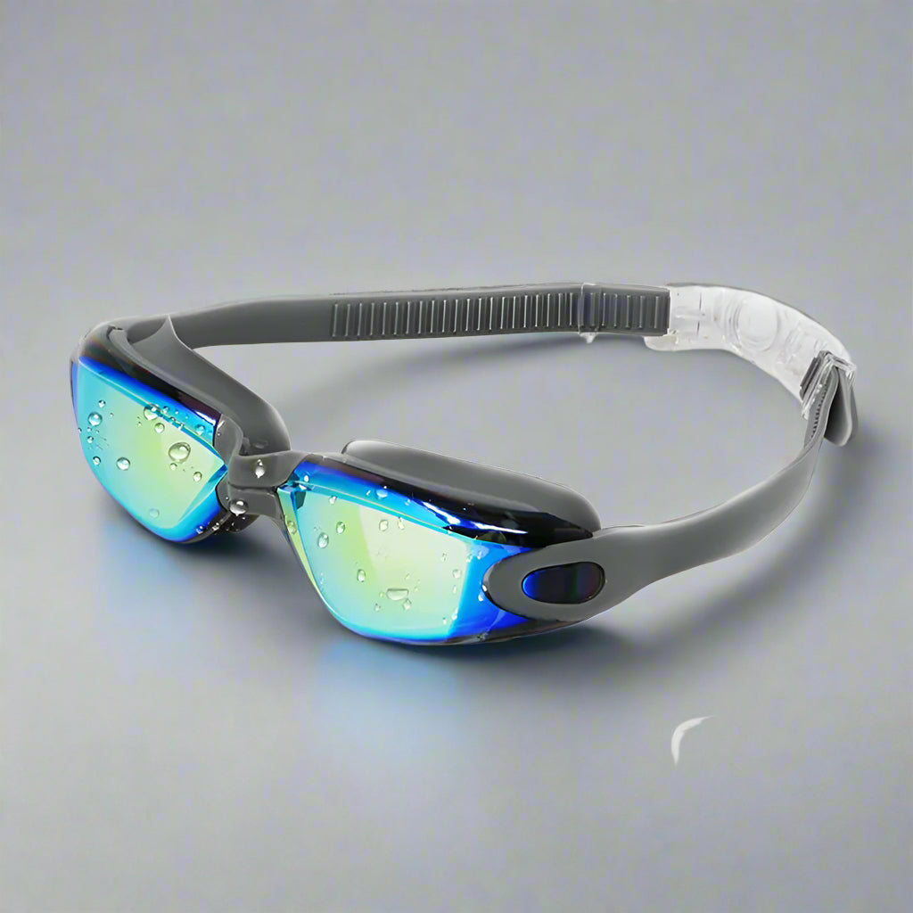 Swimming Goggles for Men & Women – Anti-Fog UV Protection, Waterproof, Adjustable Silicone Swim Goggles for Adults & Kids