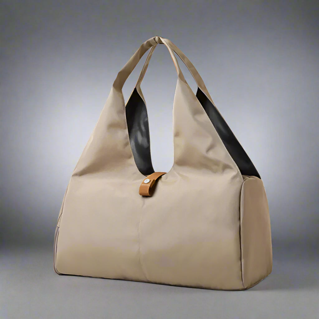 Women's Multi-Purpose Sports Bag - Waterproof with Shoe Pocket for Yoga, Gym, and Travel