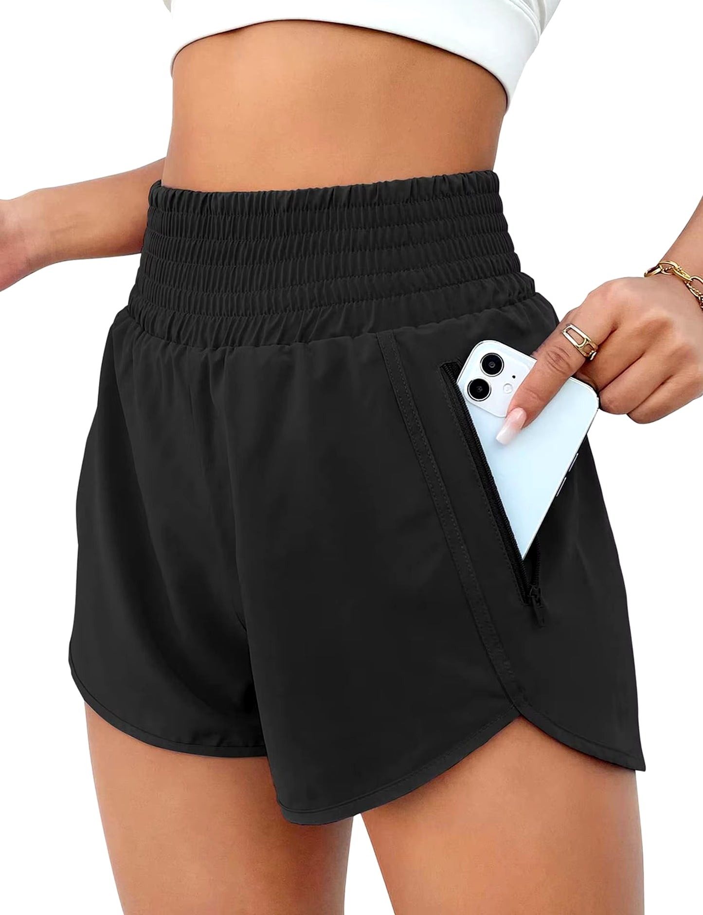 Woman Gym Pant with Pocket Yoga Wear Short High Waist Push up Fitness Running Sport Outfit Shorts Sportswear Workout Clothing