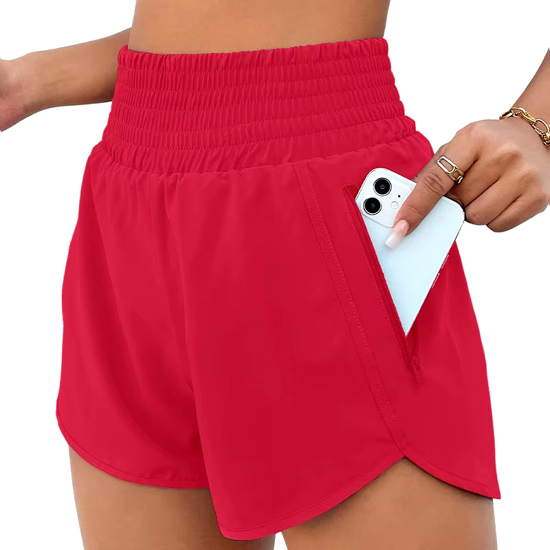 Woman Gym Pant with Pocket Yoga Wear Short High Waist Push up Fitness Running Sport Outfit Shorts Sportswear Workout Clothing