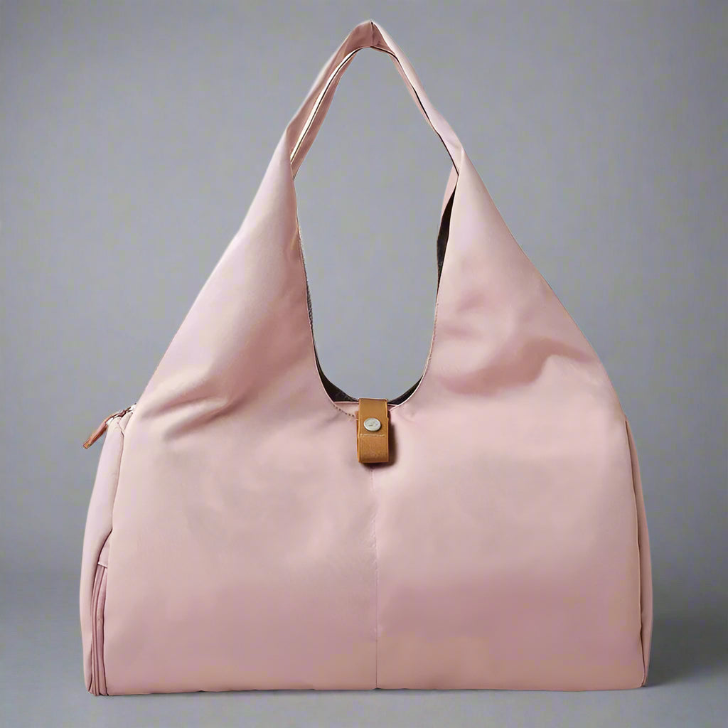 Women's Multi-Purpose Sports Bag - Waterproof with Shoe Pocket for Yoga, Gym, and Travel